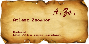 Atlasz Zsombor névjegykártya
